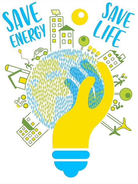 save energy save life - energy, energy efficiency, save money, energy conservation, green energy, savings, recycle, environmental, environmentally friendly by JoeDesignShop Save Electricity Poster, Energy Conservation Poster, Save Energy Poster, Conservation Poster, Electricity Poster, Energy Poster, Money Energy, Money Poster, Save Environment