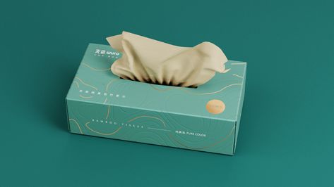 Hellocean Facial Tissue Packaging Design, Tissue Box Design Packaging, Tissue Packaging Design, Tissue Box Design, Tissue Packaging, Gradient Color Design, Cloud Pattern, Box Designs, Clouds Pattern