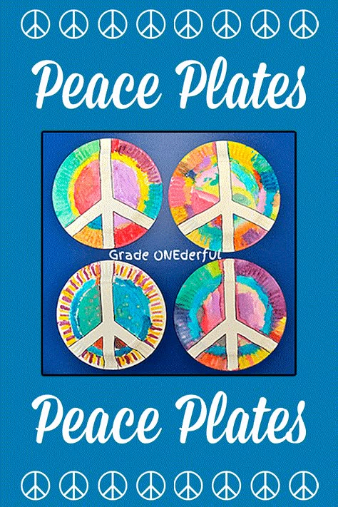 Peace Bulletin Board Ideas, International Peace Day Activities, Peace Plates, Peace Crafts For Kids, Peace Day Activities For Kids, Art Project For Kindergarten, Project For Kindergarten, Peace Crafts, Remembrance Day Activities