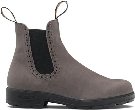 Grey Blundstone Boots, Blundstone Women, Womens Casual Boots, Blundstone Boots, Side Zip Boots, High Top Boots, Boots Uk, Leather High Tops, Pull On Boots