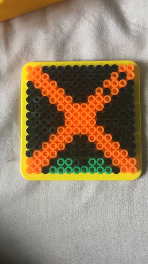 Perler Beads 29x29, Bakugo Perler Beads, Haikyuu Perler Beads, Mha Perler Bead Patterns, Mha Perler Beads, Anime Perler, Hamma Beads Ideas, Melty Bead Patterns, Pearl Beads Pattern