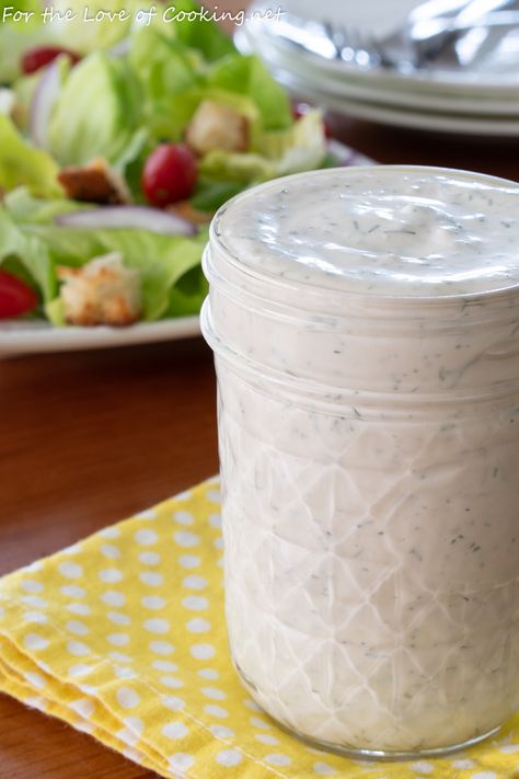 Dill Salad Dressing Recipe, Creamy Dill Dressing Recipe, Dill Ranch Dressing, Creamy Dill Dressing, Hidden Valley Ranch Dressing, Dill Dressing, Creamy Salad Dressing, Hidden Valley Ranch, Fresh Salad Recipes