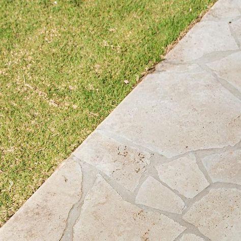 Crazy Stone Paving, Crazy Pave Path, Crazy Pave, Side Path, Crazy Paving, Construction Ideas, Paving Stones, Central Coast, Landscape Ideas