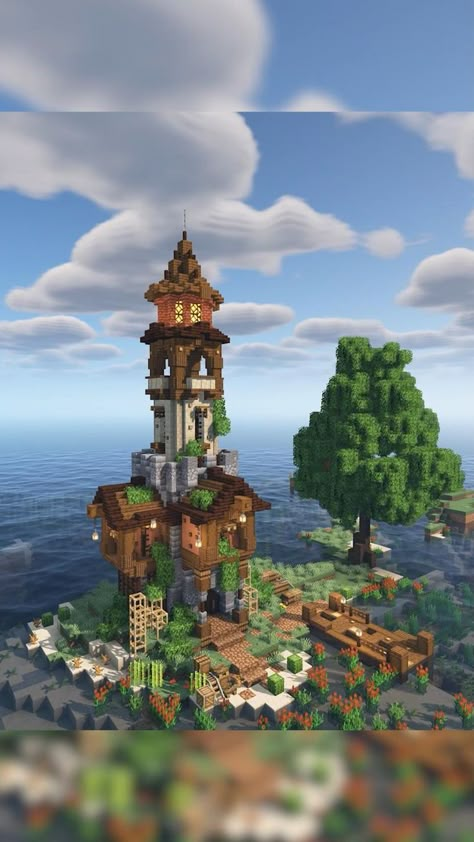 Minecraft Lighthouse Speed Build Tutorial in 2022 | Cool minecraft creations, Minecraft architecture, Cute minecraft houses Lighthouse Decorations, Minecraft Lighthouse, Minecraft Medieval Village, Minecraft Medieval House, Cute Minecraft, Vila Medieval, Minecraft House Plans, Minecraft Cottage, Cool Minecraft Creations