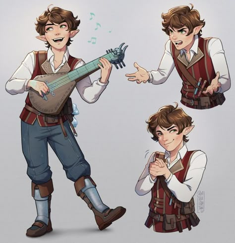 Halfling Bard, Dnd Halfling, Gnome Dnd, Bard Character, Bard Dnd, Savage Lands, Dnd Bard, Character Prompts, Dnd Races