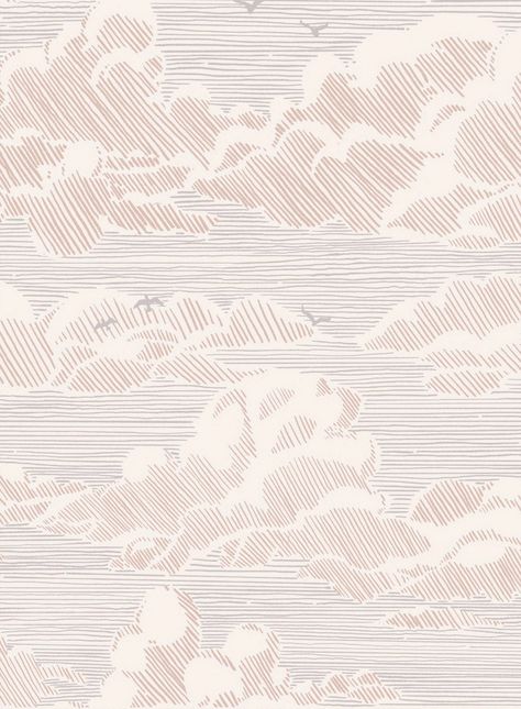 Sky Bound | Cloudy Sky Wallpaper by Opposite Wall Cloudy Sky Wallpaper, Cloudy Sky Background, Landscape Architecture Graphics, Texture Photoshop, Sky Textures, Wall Pattern, Fluffy Bunny, Architecture Graphics, Cloud Wallpaper