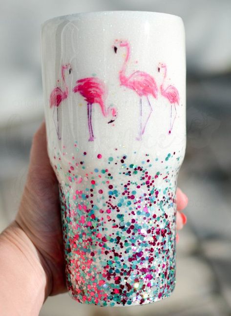 Let's Be Flamingos Flamingo themed 30oz Stainless Steel | Etsy Vaso Yeti, Tropical Tumbler, Flamingo Tumbler, Flamingo Cup, Diy Tumbler, Epoxy Tumbler, Glitter Tumbler Cups, Custom Tumbler Cups, Tumbler Cups Diy