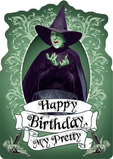 Witch Cards, Happy Birthday Humorous, Funny Happy Birthday Wishes, Happy Birthday Vintage, Birthday Greetings Friend, Happy Birthday Art, Happy Birthday Greetings Friends, Happy Birthday Wishes Cards, Happy Birthday Meme