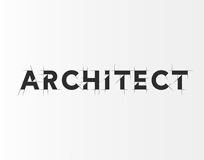 Architect Typography, Blueprint Typography, Blueprint Graphic Design, Blueprint Font, Blueprint Logo, Architect Blueprint, Architecture Graphic Design, Lettering Fonts, Typography