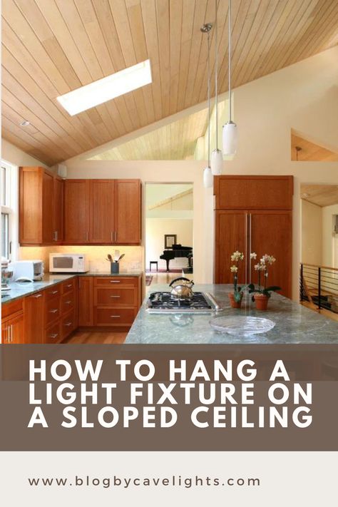 Say goodbye to dark spots with our expert sloped ceiling lighting solutions. Learn how to effortlessly install a sloped ceiling light fixture for a perfectly lit space. Click to brighten up your home with our illuminating tips! 💡 Sloping Ceiling Lighting, Kitchens With Slanted Ceilings, Light Fixture For Slanted Ceiling, Slanted Ceiling Light Fixture, Slanted Ceiling Lighting, Sloped Ceiling Lighting, Vaulted Ceiling Lighting, Angled Ceiling, Kitchen Peninsula