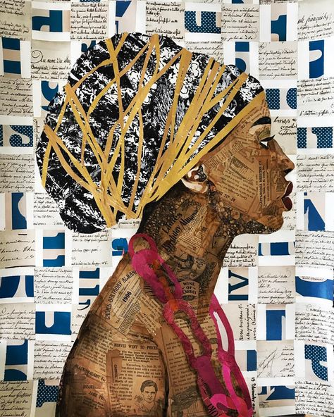 247 Likes, 22 Comments - @brendabogart on Instagram: “New work in the works for my upcoming show @blue_print_store Oct 19th 5-7pm. #brebogcollage ” Collage Portrait, Illustration Mignonne, Collage Kunst, Afrique Art, Ap Studio Art, Collage Art Projects, Paper Collage Art, Magazine Collage, Collage Art Mixed Media