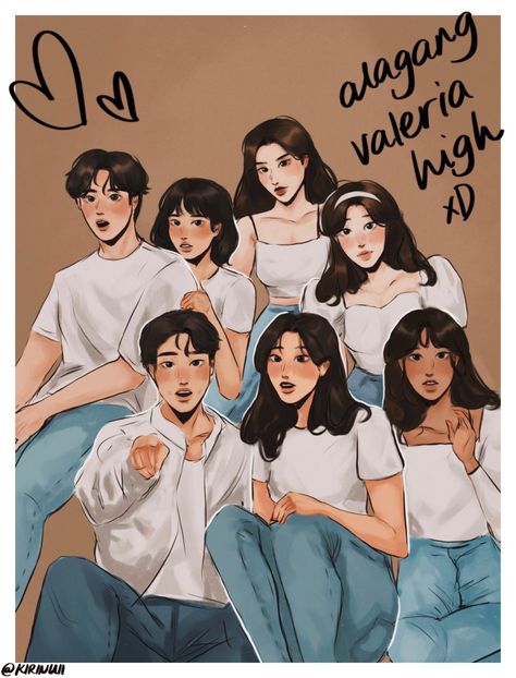 Via University Series, Squad Cartoon Aesthetic, University Series 4reuminct, Sisterhood Background Aesthetic Rpw, University Series Fanart, Best Wattpad Stories, Best Wattpad Books, University Series, Book Cover Art Design