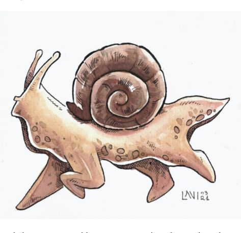 Cute Snail, Snail Art, Puppy Art, Creature Artwork, Mythical Animal, Creature Drawings, Happy Puppy, Game Character Design, Dog Drawing