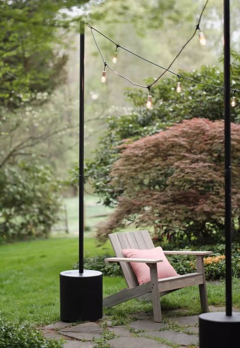 Turning your backyard into a dreamy oasis is easier than you think. Elevate your next outdoor party with these five outdoor lighting elements that can lend serious "wow" factor to any outdoor space Lantern Pathway, Tank Stand, Outdoor Chandeliers, Pathway Lighting, Outdoor Light, Creative Living, Hand Poured Candle, Unique Lamps, Garden Cottage