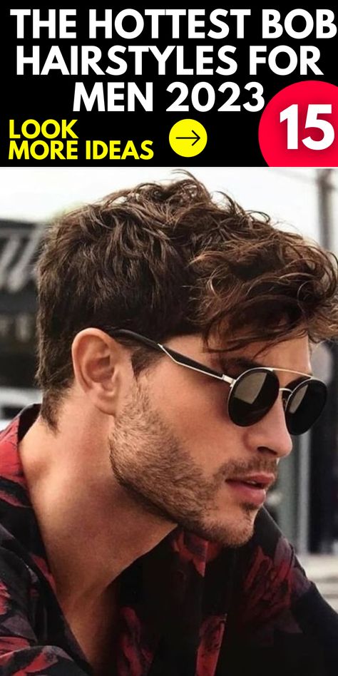 Men’s Medium Short Hairstyles, Short Medium Length Haircut Men, Short Wavy Hair Men Layered Hairstyles, Medium Length Hair Men Wavy Haircuts, Men Hair 2023, Medium Short Hair Men, Short Length Hair Men, Mens Textured Hairstyles, Men Medium Hairstyles