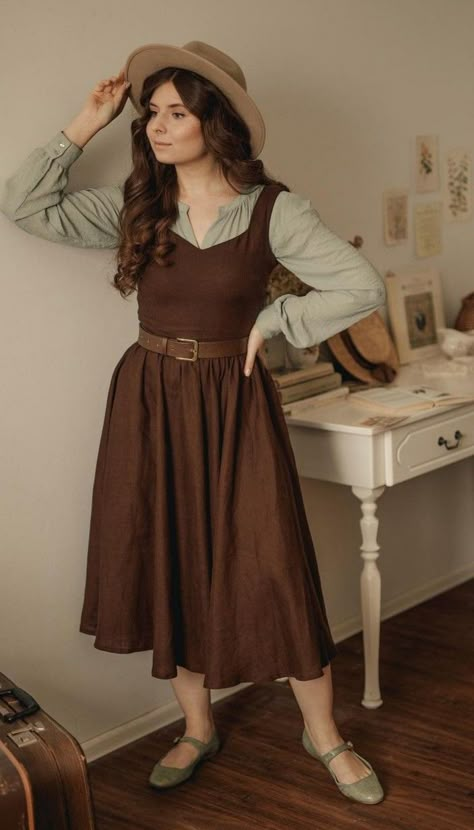 Academia Outfits, Look Retro, Cottagecore Outfits, Cottagecore Style, Cottagecore Fashion, Style Cottage, Retro Mode, Mode Vintage, Mode Inspiration