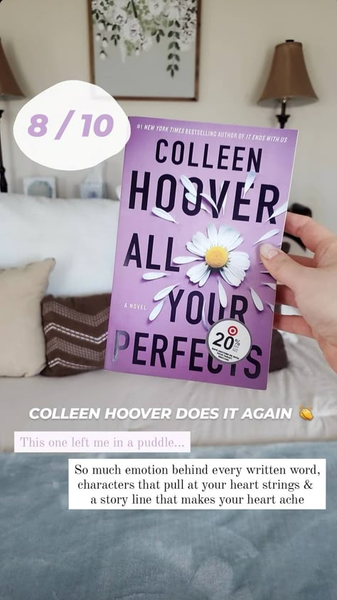 Colleen Hoover Book Review, Working On My Energy, Colleen Hoover Book, Fiction Books Worth Reading, Scary Books, Colleen Hoover Books, Book Reading Journal, Books Tbr, Book Instagram