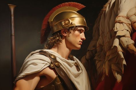 Achilles painting art photography. | free image by rawpixel.com / Ling Patroclus Painting, Achilles Artwork, Achilles Rage, Achilles Painting, Achilles Drawing, Ares Art, Achilles Art, Warrior Painting, Greek Vibes