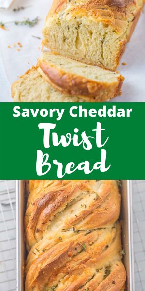 With rosemary herb butter and cheddar cheese, this Savory Cheddar Twist Bread will be your new favorite homemade bread recipe! #aclassictwist #savorycheddartwistbread #cheddarbread Garlic Twist Bread, Cheddar Bread Recipe, Twist Bread, Garlic Twist, Cheddar Bread, Homemade Bread Recipe, Rosemary Herb, Easy Vegetable Side Dishes, Healthy Bread Recipes