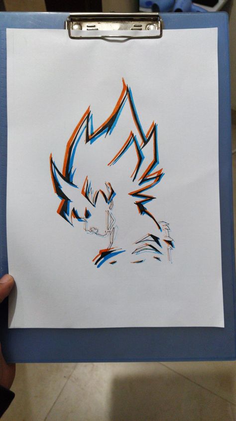 Glitch effect Goku Glitch Art Drawing, Glitch Drawing Ideas, Glitch Effect Drawing, Negative Drawing, Drawing Ideas Anime, Manga Pose, Media Coursework, Anime References, English Calligraphy