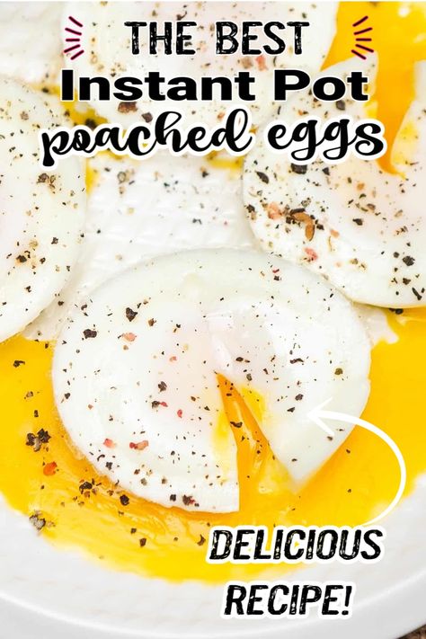 Eggs In Instant Pot, Poached Egg Recipe, How To Make A Poached Egg, Breakfast Crockpot Recipes, Breakfast Quiche Recipes, Crockpot Breakfast, Quick Breakfast Recipes, Never Go Back, Instant Pot Dinner Recipes