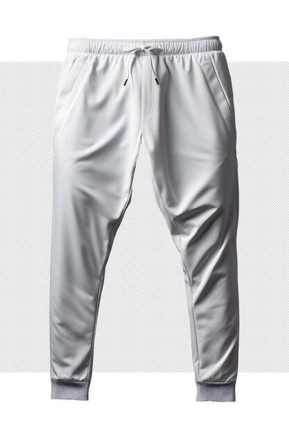 Pants made of white fabric without a bac... | Premium Psd #Freepik #psd White Sportswear Pants With Side Pockets, Non-stretch White Pants For Streetwear, White Sweatpants With Elastic Side Panels, White High-stretch Sports Pants, White Non-stretch Pants For Streetwear, White Pants, Vector Photo, White Fabrics, Mockup