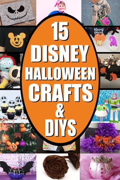 Disney Halloween Decorations & Craft DIYs - Sand and Snow Disney Halloween Crafts, Halloween Decorations Crafts, Disney Halloween Diy, Disney Halloween Decorations, Disney Halloween Parties, Decorate For Halloween, Disney Diy Crafts, Disney Pumpkin, Halloween Disney