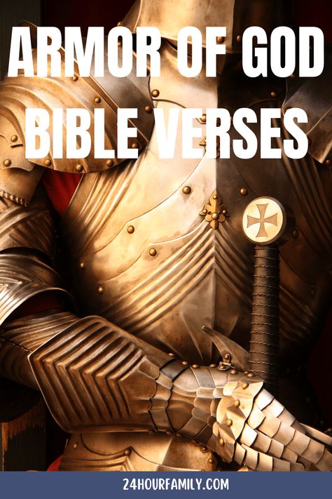 Armor of God Bible Verses (Free Printable) Armor Of God Printable, God Bible Verses, Assurance Of Salvation, Family Bible Verses, Spiritual Armor, Helmet Of Salvation, Philippians 4 7, Belt Of Truth, The Armor Of God