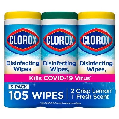 Cleaning With Bleach, Clorox Bleach, Clorox Wipes, Antibacterial Wipes, Disinfecting Wipes, Kitchen Counters, Household Cleaning Supplies, Clean Scents, Surface Cleaner