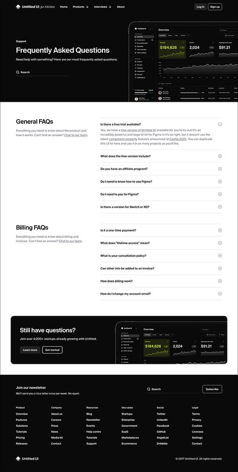 Frequently Asked Questions (FAQs) | Untitled UI Frequently Asked Questions Web Design, Website About Us Page Design, Website Review Design, Website Faq Design, Faq Section Web Design, Faq Ui Design, Faq Website Design, Frequently Asked Questions Design, Faq Page Design