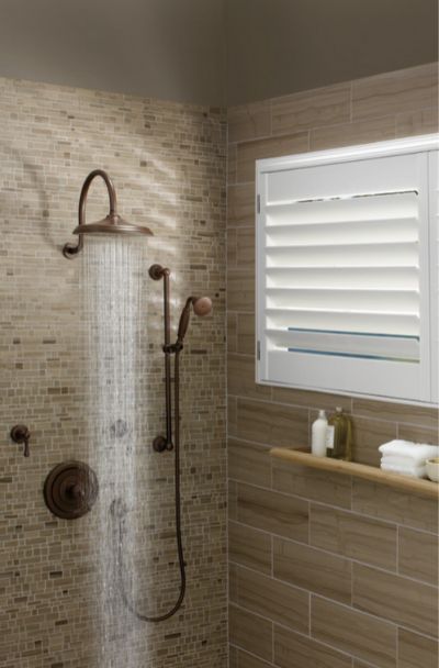 31 Shower Window Design Ideas - | Sebring Design Build Walk In Showers With Windows In Them, Shower Window Covering, Window In Shower Ideas, Bathroom Remodel Tile Walls, Walk In Shower With Window, Christmas Bathroom Ideas, Shower Windows Ideas, Bathroom Christmas Decor, Window Design Ideas