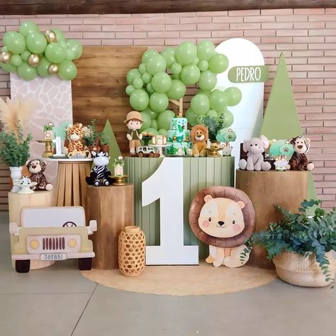 Deco Safari, Festa Safari Baby, Safari Baby Shower, Safari Baby, Baby Shower, Birthday, On Instagram