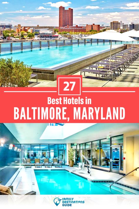 Want to see the best hotels in Baltimore, MD? We’re FamilyDestinationsGuide, and we’re here to help: From incredible luxury hotels and resorts, to nice budget hotels with a view, discover the BEST hotels to stay in Baltimore - so you get memories that last a lifetime! #baltimore #baltimorehotels #hotelsinbaltimore #besthotelsinbaltimore #hotelstostayinbaltimore Baltimore Hotels, Baltimore Inner Harbor, Bethesda Maryland, Hotel House, Travel America, Hampton Inn, Family Destinations, Family Hotel, Family Road Trips