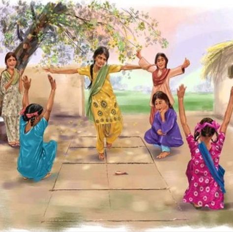 Indian Childhood Memories 90s, Beautiful Easy Drawings, Festival Paint, Art Books For Kids, Beautiful Beaches Paradise, 2d Character Animation, Childhood Memories Art, Childhood Art, Childhood Memories 90s