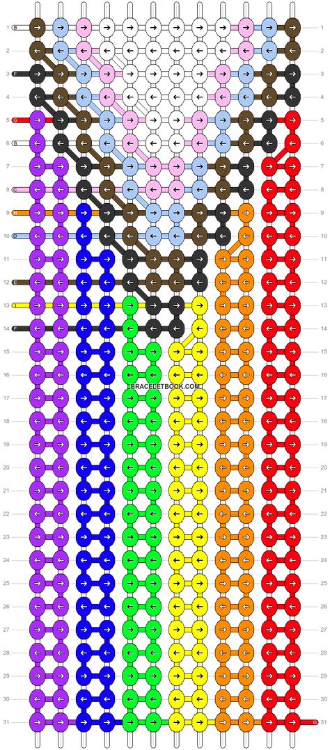 Rainbow Friendship Bracelet Patterns, Friendship Bracelets Rainbow Pattern, Pride Friendship Bracelet Pattern, Lesbian Friendship Bracelet Patterns, Pride Bracelet Pattern, Pride Flag Friendship Bracelet Pattern, Nonbinary Bracelet Pattern, Blm Flag, Pride Friendship Bracelet