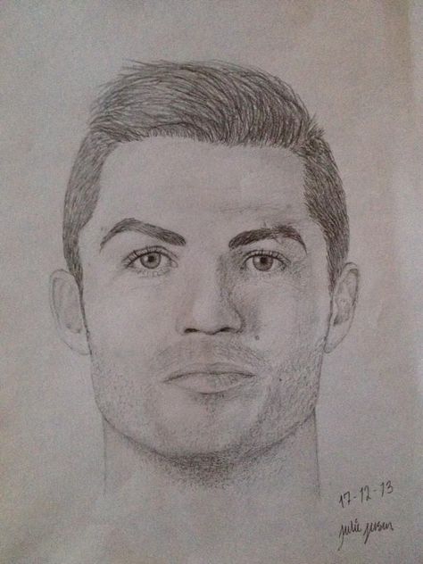 Ronaldo Ronaldo Cristiano Drawing, Cr7 Drawing, Tolg Art, Ronaldo Drawing, Football Player Drawing, Soccer Drawing, Pencil Sketches Easy, Football Drawing, Ronaldo Pictures