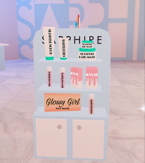 Bloxburg Skin Care Decals Codes, Skin Care Decals Bloxburg, Mansion Layouts, Bloxburg Mansion, Building Hacks, Glossier Girl, Bloxburg Building, Bloxburg Town, Dance Moms Season