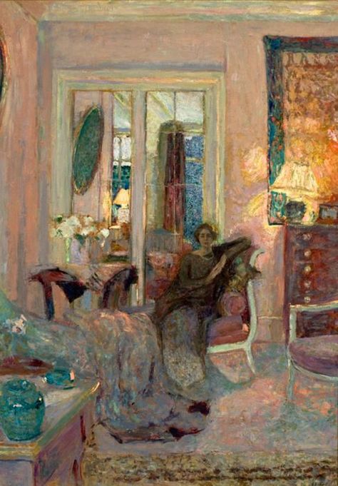 Eduard Vuillard 1868-1940 Les Nabis, Maurice Denis, Edouard Vuillard, Galleria D'arte, Interior Paintings, Pierre Bonnard, Willem De Kooning, Art Interiors, Camille Pissarro