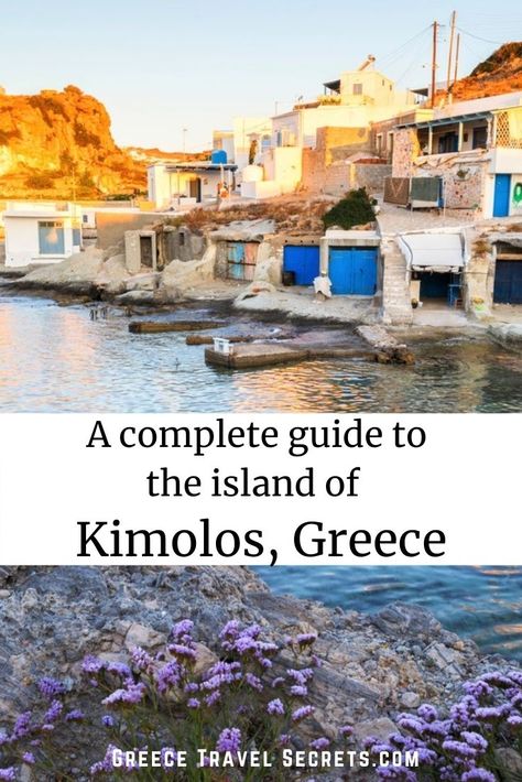 Kimolos Greece Kimolos Greece, Greece Places, Greek Islands Vacation, Travel Secrets, Greek Islands To Visit, Islands To Visit, Visit Greece, Cyclades Islands, Greece Islands