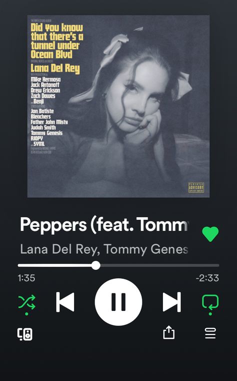 Lana Del Rey Peppers By Lana Del Rey, Pepper Lana Del Rey, Judah Smith, Lana Songs, Tommy Genesis, Lana Del Rey Music, Jon Batiste, Lana Del Rey Songs, Lyrics Spotify