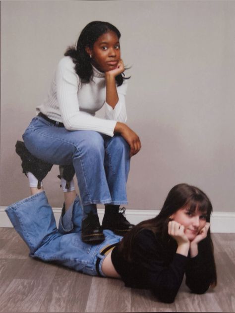 #JCPenney #photo #professionalphotos #poses #photoshoot #awkward #silly Awkward Portrait Photography, Human Poses Reference 2 People, Funny Pic Poses, Duo Poses Friends Funny, 80s Awkward Couple Photoshoot, Corny Sibling Photoshoot, Silly Friend Poses, Fun Poses For Pictures, Silly Group Poses