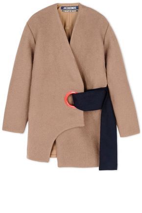 New In: From the Brands We Loved Most in 2015 Red Jacket Men, Beige Wool Coat, Camel Wool Coat, Mode Mantel, Look Boho Chic, Lapel Coat, Beige Coat, Moda Chic, Couture Mode