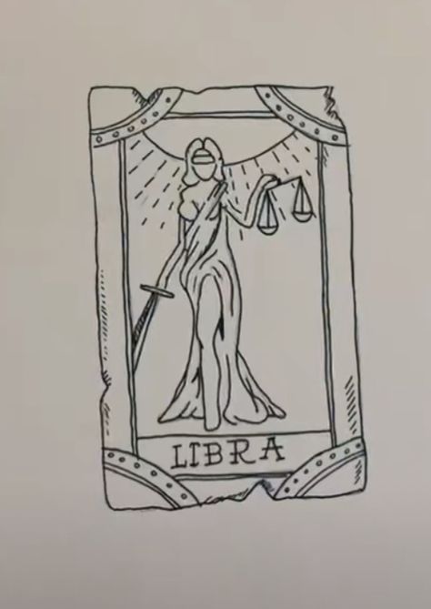 Libra Tarot Card Tattoo, Libra Tarot Card, Libra Zodiac Tattoos, Cupid Tattoo, Small Girly Tattoos, Tarot Tattoo, Tarot Card Tattoo, Libra Tattoo, Scale Tattoo