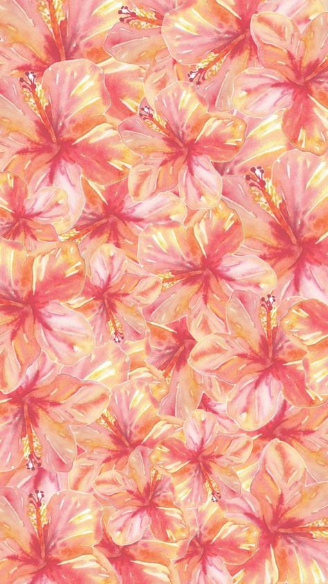 Pink Wallpaper Ipad, Tropical Fabric Prints, Printable Wall Collage, Tropical Background, Flowery Wallpaper, Tablet Wallpaper, Pretty Wallpaper Iphone, Iphone Background Wallpaper, Pretty Wallpapers Backgrounds