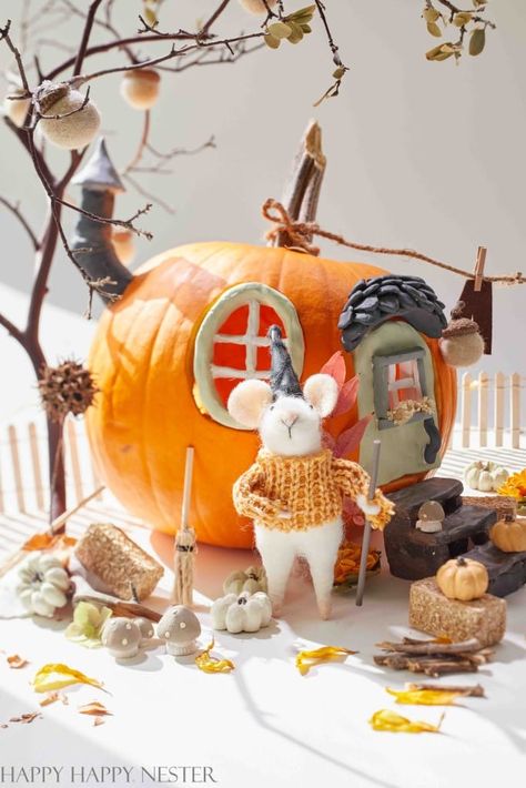 Pumpkin Carving House, Pumpkin Carving Knife, Pumpkin Fairy House, Fairy Life, Pumpkin Fairy, Wild Wonder, Pumpkin Contest, Pumpkin Carving Ideas, Pumpkin House