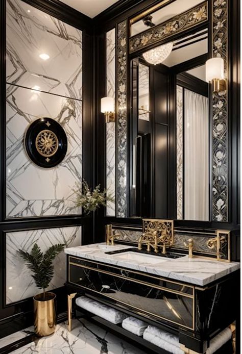 Powder Toilet, Pet Bathroom, Moody Maximalism, Modern Classic Bathroom, Fresh Room, Industrial Decor Living Room, Disney Bathroom, Bathroom Mirror Design, Bedroom Comforter Sets