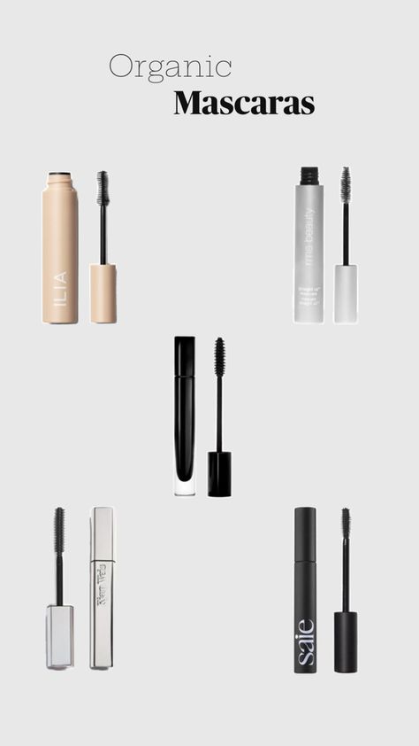 Clean and non-toxic mascaras from Ilia, RMS Beauty, La Bouche Rouge, Kjaer Weis and Saie Organic Mascara, Kjaer Weis, Rms Beauty, Organic Beauty, Beauty Essentials, Clean Beauty, Organic Skin Care, Makeup, Beauty