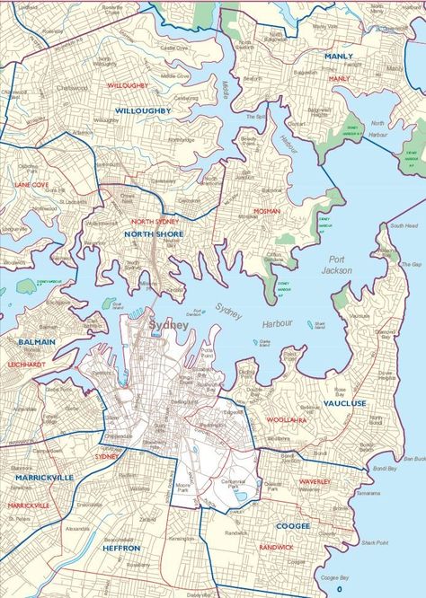 Sydney Suburbs map Sydney Map, Australia Vacation, Sydney City, Latitude Longitude, Map Globe, Bondi Beach, Inner City, Capital City, New South Wales