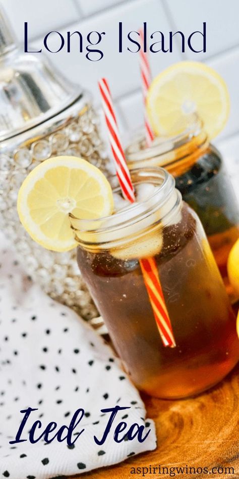 Long Island Iced Tea | Recipe For A Long Island Iced Tea | Summertime Drink Ideas | Boozy Iced Tea | Vodka, Rum, Tequila, Gin infused Drink #LongIslandIcedTea #DrinkRecipe #SummerDrinkIdeas #BoozyIcedTea #IcedTeaRecipe Long Island Iced Tea Recipe, Mead Wine, Wine Cocktail Recipes, Host A Dinner Party, Lewis Black, Iced Tea Recipe, Blog Success, Wine Tips, Creative Cocktails