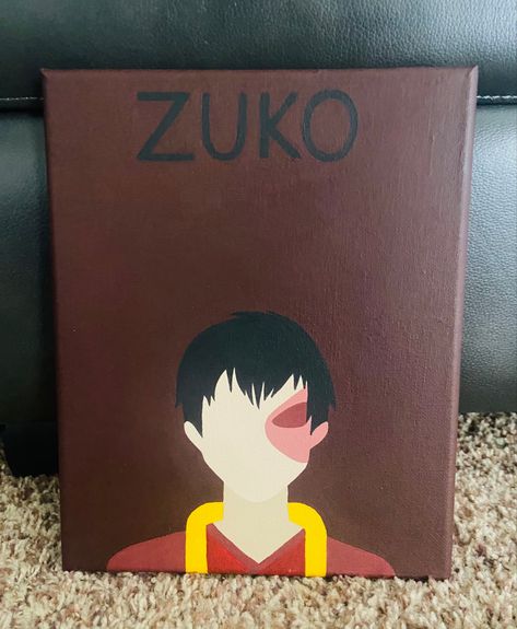 Zuko Painting, Zuko Avatar, Air Bender, Canvas Painting Designs, Easy Art, Painting Designs, Mini Canvas Art, Mini Canvas, Aang